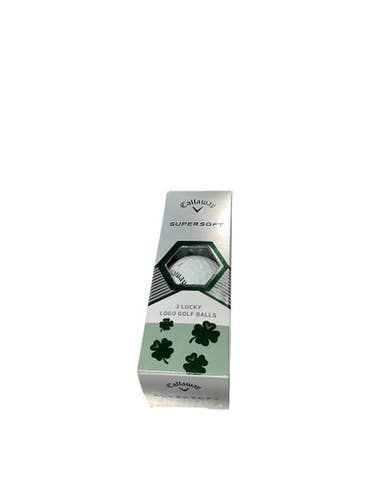 Used Callaway 3 PK SUPERSOFT LUCKY BALLS 3 Ball - Golf Ball Sleeve 11834-S000044857
