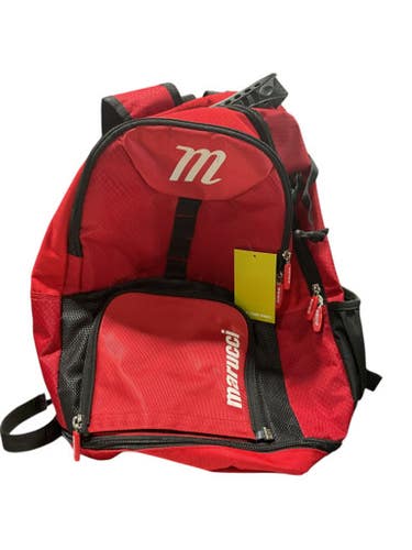Used Marucci BLK/RED BAG BB/SB Player Carry Bag Red 11834-S000044964