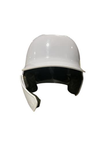 Used Evoshield WHITE W/ JAW GUARD Batting Helmet No Mask White One Size 11834-S000044925