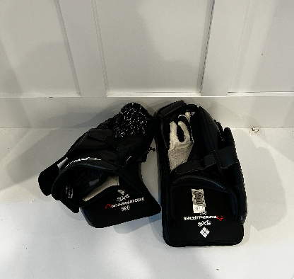 True Hzrdus 9x4 Regular Glove & Blocker Black Black (New)