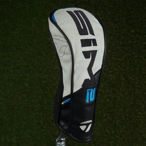 TAYLORMADE SIM 2 FAIRWAY WOOD HEADCOVER BLACK / WHITE / BLUE ~ LOOK!!