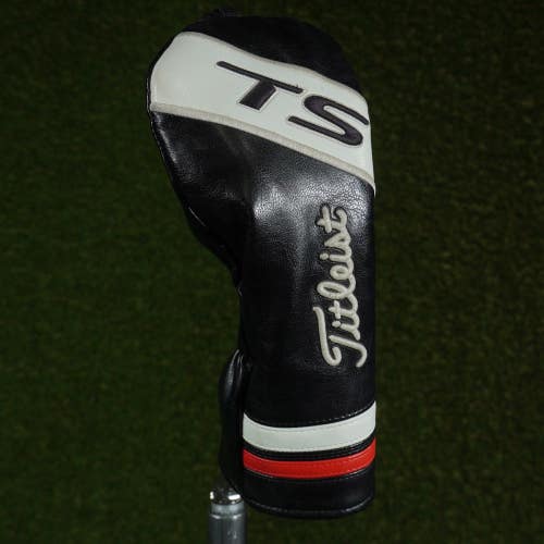 TITLEIST TS FAIRWAY WOOD HEADCOVER BLACK / WHITE / RED CHANGEABLE #'S ~ LOOK!!