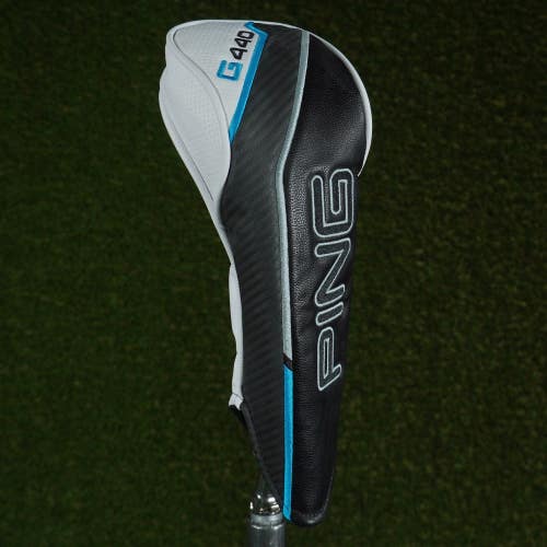 PING G440 FAIRWAY WOOD HEADCOVER WHITE / BLACK / BLUE CHANGEABLE #'S ~ LOOK!!