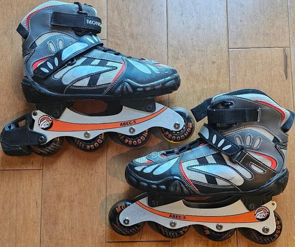 Mongoose Rollerblades Senior Size 10 – Inline Skates – Great Condition (Used)