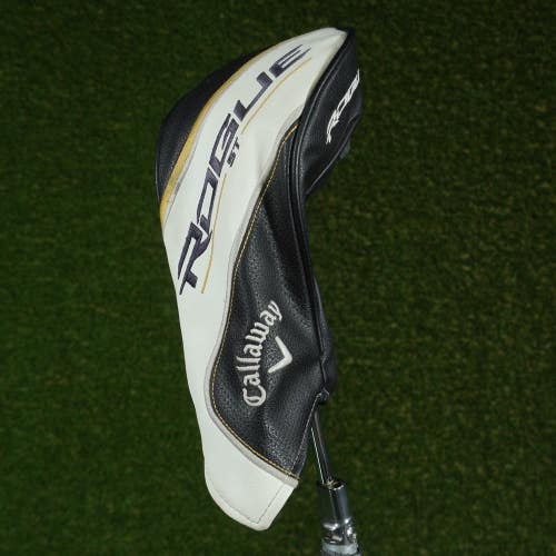 CALLAWAY ROGUE ST FAIRWAY WOOD HEADCOVER BLACK / WHITE / GOLD ~ LOOK!!