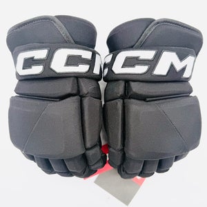 New NHL Pro Stock Black CCM HGP43PP Hockey Gloves-14"-Single Layer Palms