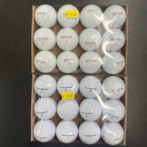 Used golf balls "D" grade balls in decent shape and lesser known brands by the dozen