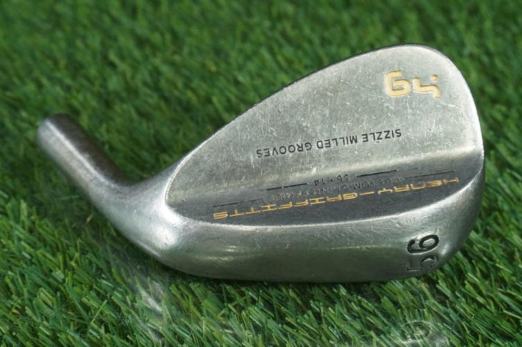 HENRY GRIFFITTS CUSTOM GRIND SERIES 56 14 WEDGE SAND RIGHT RH .370 (HEAD ONLY)