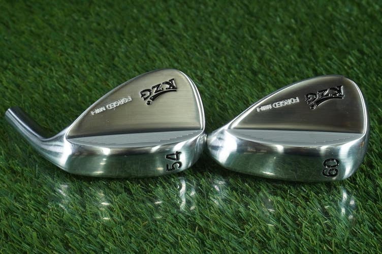 KZG FORGED MW-1 WEDGE SET 54 SAND 60 LOB RIGHT HANDED RH .370 (HEADS ONLY)