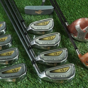 MEN'S 12PC. ECHELON / TAYLORMADE CUSTOM GOLF SET STIFF FLEX SHAFTS RIGHT ~ WOW!