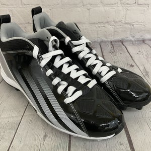 Adidas G49677 Men's Blast 3 MD 58 Soccer Cleats Black White US 10