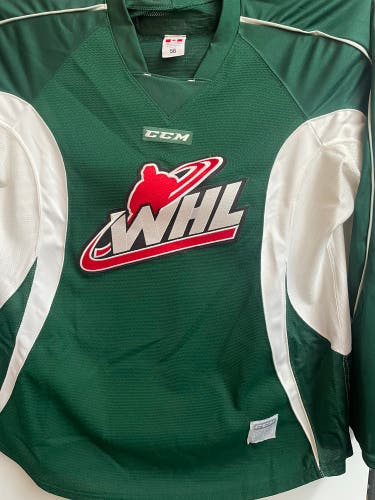 Used CCM WHL Practice Jersey Dark Green 56