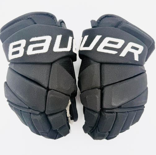 Nearly New NHL Pro Stock Stars Bauer Vapor Hyperlite Pro Hockey Gloves-14"-Grey Palm