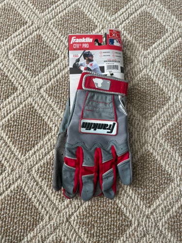 XL Franklin CFX PRO Batting Gloves (New)