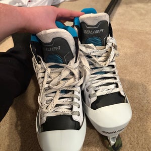 Bauer Reactor 7000 Hockey Goalie Skates Wide Width 13.5 (Used)