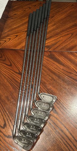 Men's 2010 Tour Right Handed Iron Set Regular Flex (7 Clubs) #5 - #9, PW, GW Steel Shaft (Used)