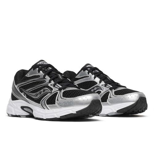 Saucony Grid Ride Millennium S60812-7 Sneaker Womens 7 Black Silver Shoes FL4715