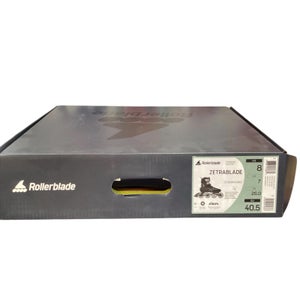 New black inline zetrablade skates