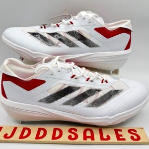 Adidas Adizero Impact Baseball Cleats White Black Power Red IF8500 Men’s Sz 10


New