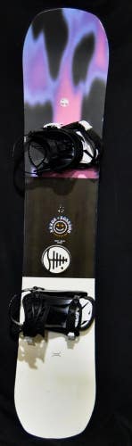 ARBOR BOSSDOG SNOWBOARD SIZE 150 CM WITH NEW LARGE BINDINGS