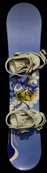 5150 EMPRESS MINI SNOWBOARD SIZE 135CM WITH NEW BINDINGS