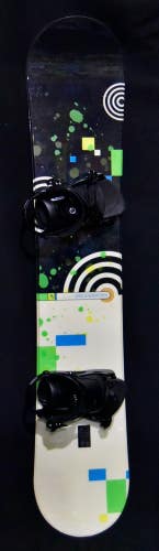 NEW TA DILEMMA SNOWBOARD SIZE 163 WIDE CM WITH NEW XL BINDINGS