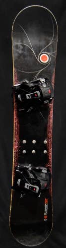 BURTON AIR SNOWBOARD SIZE 157 CM WITH FLOW LARGE BINDINGS