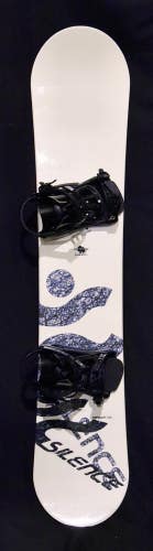 NEW SILENCE VERSION SNOWBOARD SIZE 163 CM WITH NEWROSSIGNOL XL BINDINGS