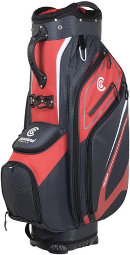 NEW Cleveland Golf CG Lightweight Red/Charcoal 14-Way Top Golf Cart Bag
