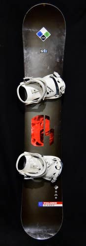 NEW PALMER CLASSIC SNOWBOARD SIZE 161 CM WITH NEW CHANRICH LARGE BINDINGS