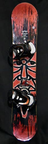 LAMAR INTRIGUE SNOWBOARD SIZE 149 CM WITH SALOMON PATRIOT MEDIUM BINDINGS