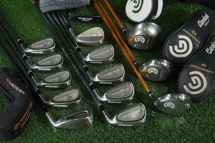Men's 19pc. Cleveland Tour Action/ Launcher Premium Custom Golf Set Stiff Rh
