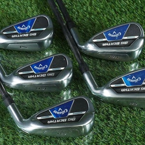 Callaway Big Bertha B21 Irons 5-9 Va Composites Baddazz Graphite 55G A Senior Rh