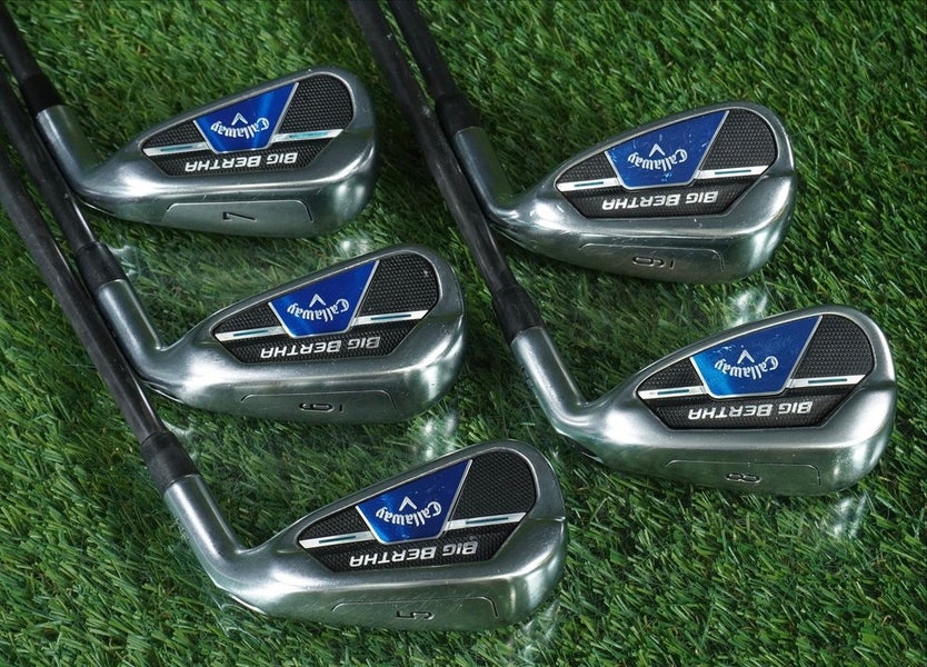 Callaway Big Bertha B21 Irons 5-9 Va Composites Baddazz Graphite 55G A Senior Rh