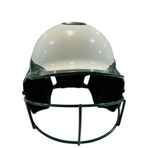 Used RIP-IT Batting Helmet w/Mask Green And White One Size 11873-S000213935