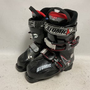 Used Atomic LIVEFIT Boys DH Ski Boot Black And Red 235 MP - J05.5 - W06.5 11855-S000197875