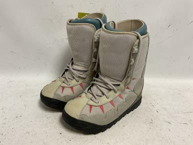 Used Burton MOTO Mens Snowboard Boots Grey Senior 6 11855-S000197845