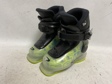 Used Dalbello MENACE 1 Boys DH Ski Boot Optic Yellow 175 MP - Y11 11855-S000197830