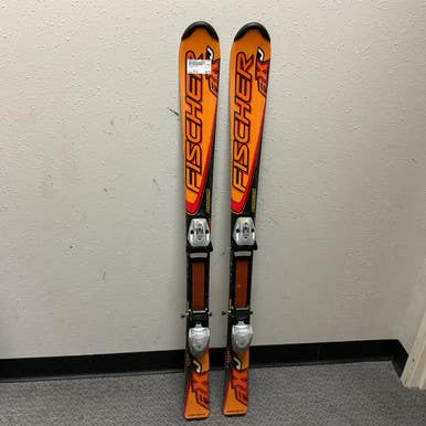 Used Fischer RXJ Boys DH Ski/Binding Orange 120 cm 11855-S000197836