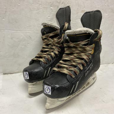 Used Bauer SUPREME ONE.6 Junior Hockey Skate Black And Gold Junior 05 11855-S000197810