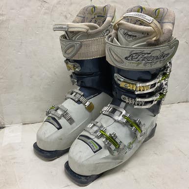 Used Tecnica DEMON 100 Womens DH Ski Boot White And Royal Blue 260 MP - M08 - W09 11855-S000197787