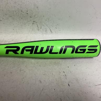 Used Rawlings Threat US9T12 USA 2 5/8 Baseball Bat Neon Green 30" 11855-S000197918