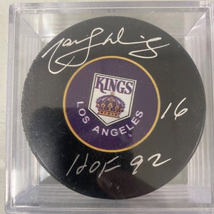 Marcel Dionne LA Kings puck