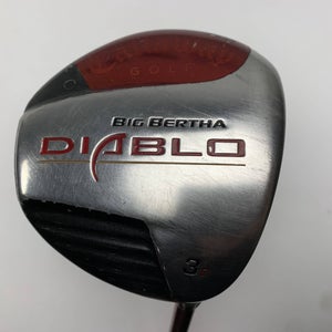 Callaway Big Bertha Diablo 3 Fairway Wood 15* Regular Graphite Mens RH