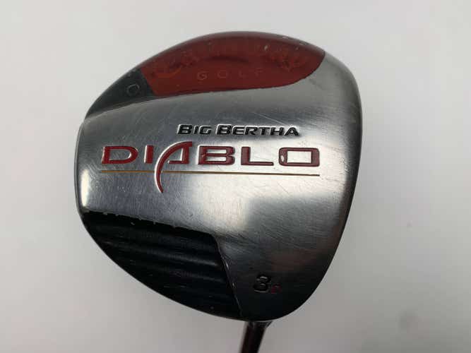 Callaway Big Bertha Diablo 3 Fairway Wood 15* Regular Graphite Mens RH