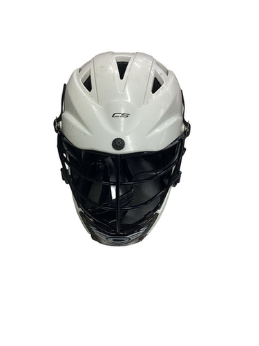 Used Cascade CS Lacrosse Helmet White Fits all 11613-S000175461