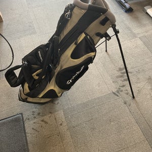 Used Taylormade 7 WAY STAND BAG Mens Stand Bag Grey 11614-S000228937