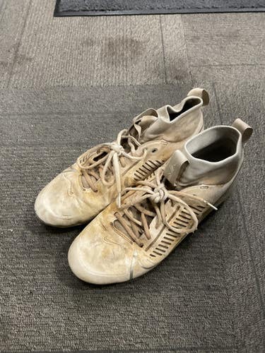 Used Nike VAPOR LAX Cleats Mens White Senior 9 11614-S000228940