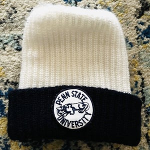 Vintage 80s Penn State Nittany Lions Beanie Knit Winter Hat