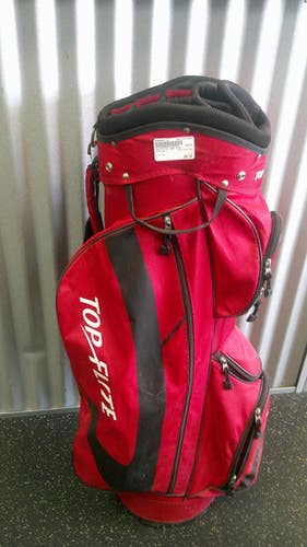 Used Top Flite CART BAG Mens Cart Bag Red 11868-S000067112